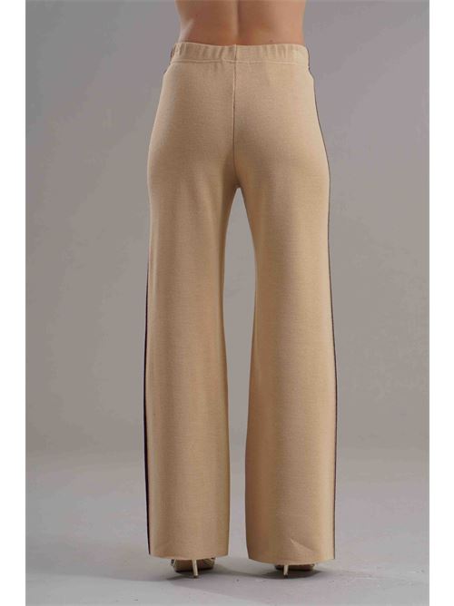 Pantalone in misto lana Love To Love by Gai Mattiolo | LV2015BEIGE/VINO